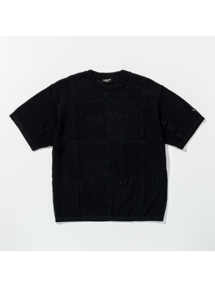 【1PIU1UGUALE3RELAX】LACEPATTERNT-SHIRT