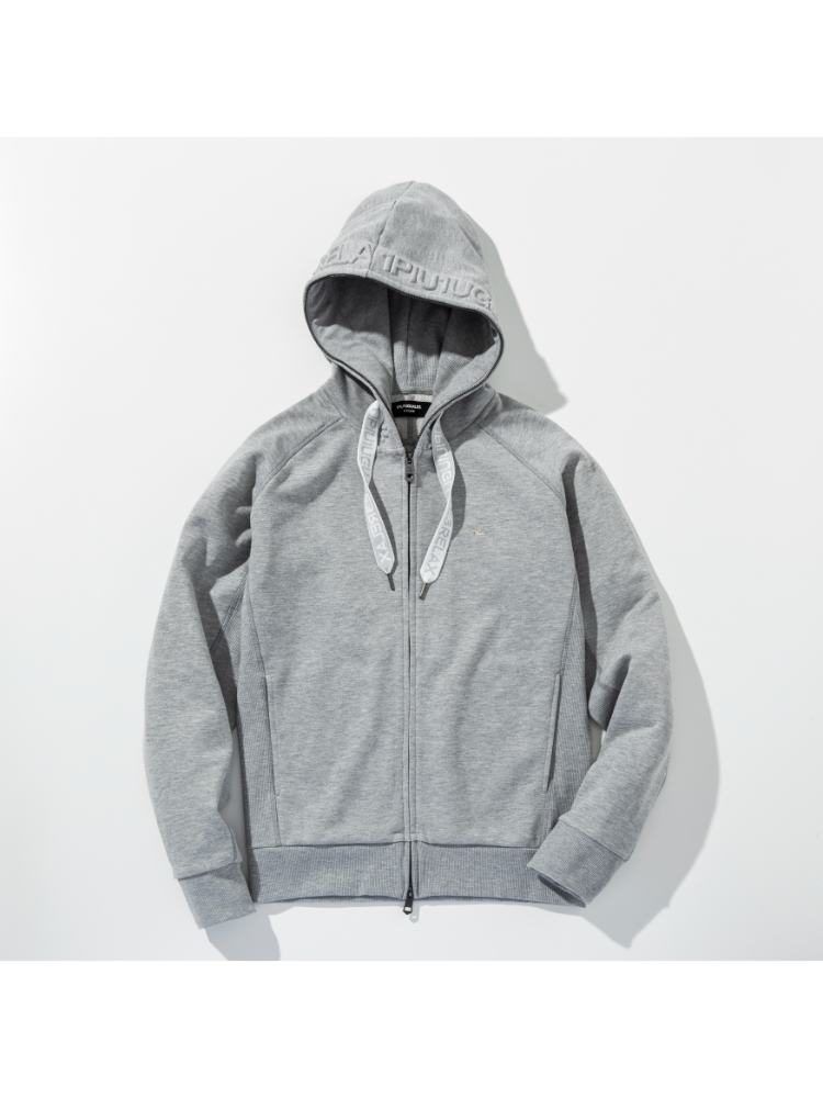 【1PIU1UGUALE3RELAX】HOODEMBOSSEDLOGOHOODIE