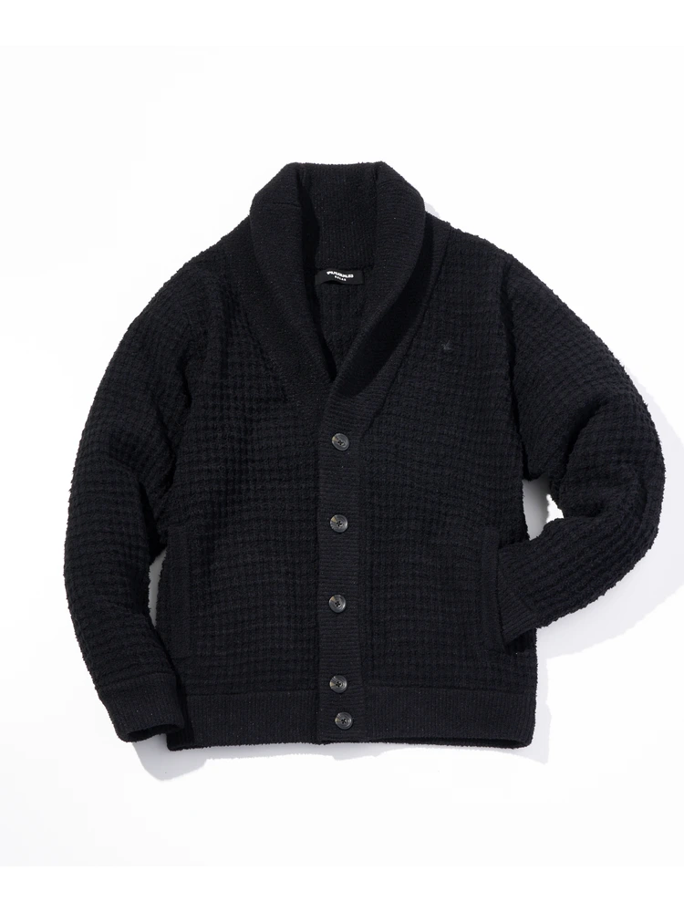 【1PIU1UGUALE3RELAX】BLOCKWAFFLEKNITSHAWL