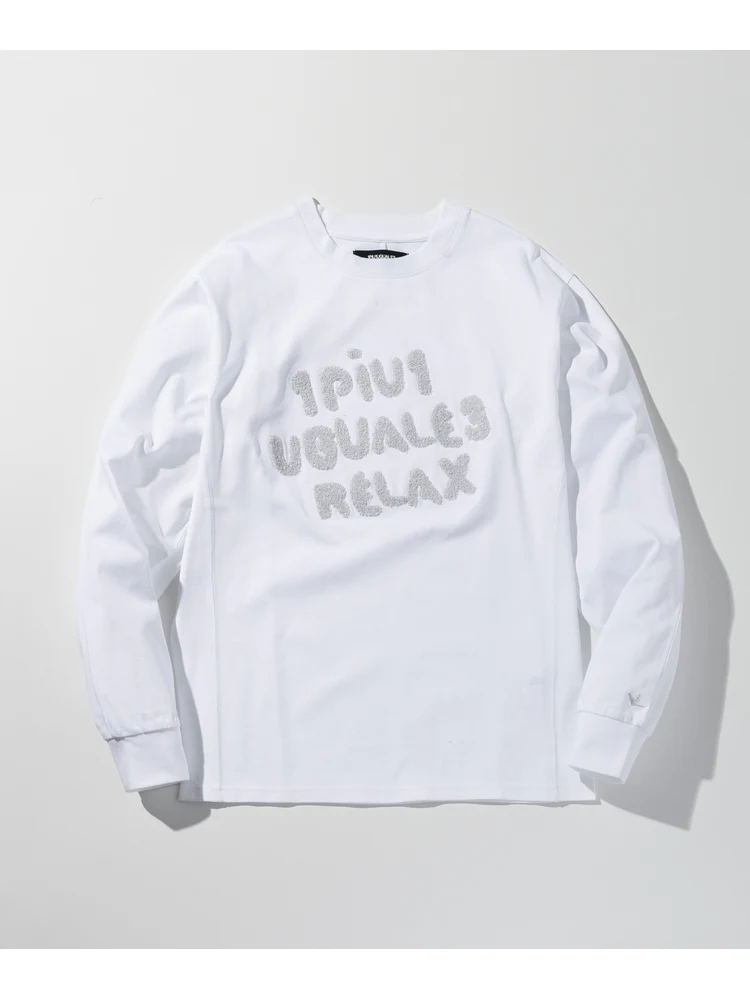 【1PIU1UGUALE3RELAX】GLITTERSAGARALOGOL/ST-SHIRT