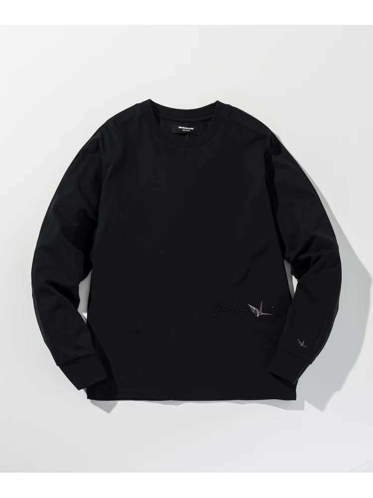 【1PIU1UGUALE3RELAX】JEWELRYLOGOMERCERIZEDL/ST-SHIRT