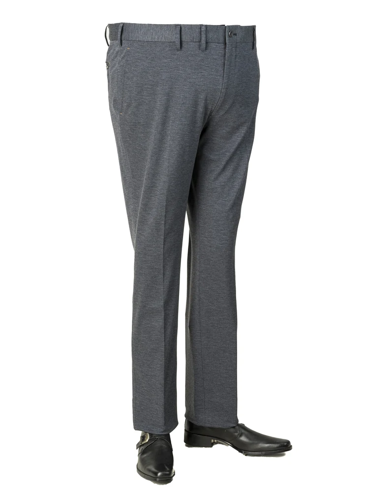 【EDWIN(エドウィン)】ニットデニム調ノータックパンツ大きいサイズ