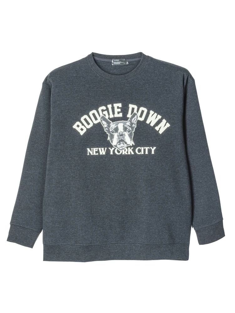 裏起毛トレーナー（アニマルDOG)大きいサイズ