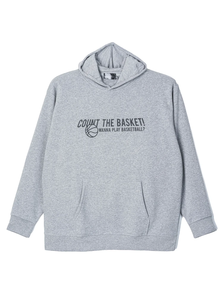 裏起毛パーカー（バスケットベアー）大きいサイズ