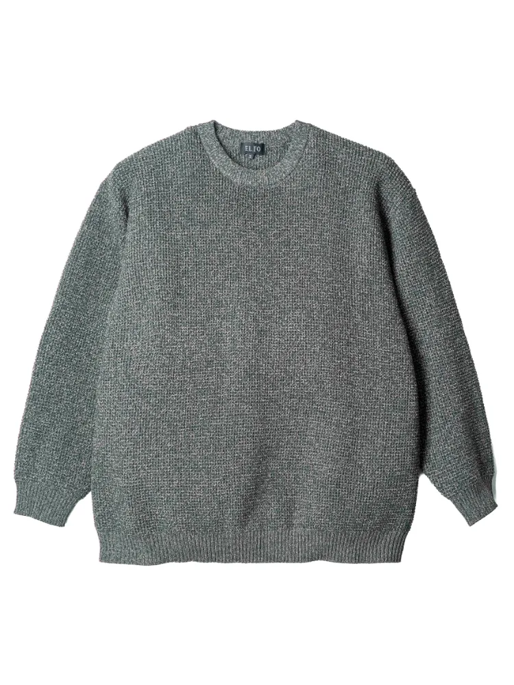 【EL.FO】エアーニット三つ杢ワッフル