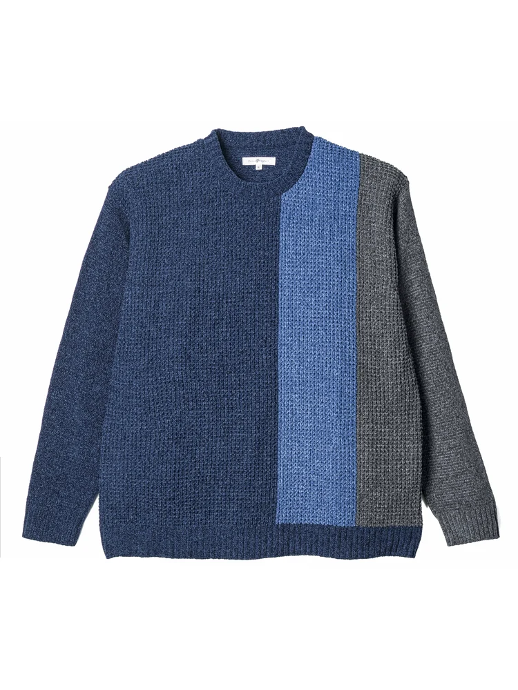 モール切替クルーセーター大きいサイズ