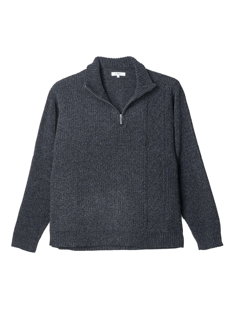 モールジップセーター大きいサイズ