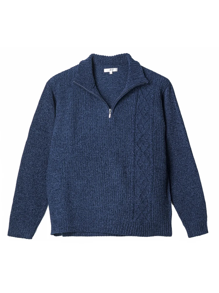 モールジップセーター大きいサイズ