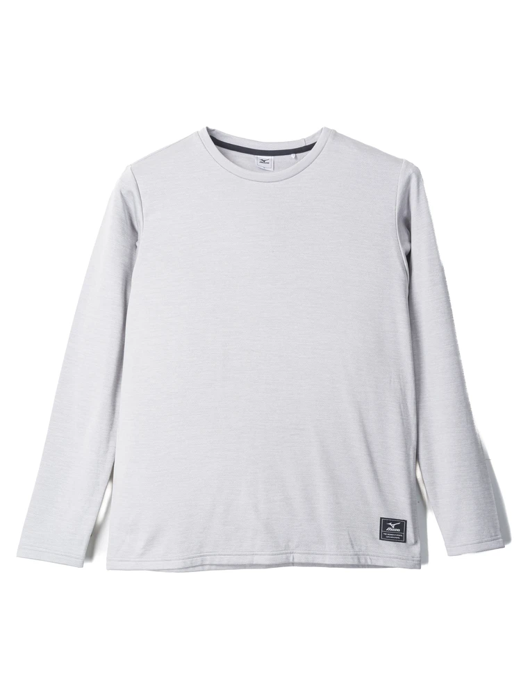【MIZUNO(ミズノ)】裏起毛長袖クルーネックシャツ