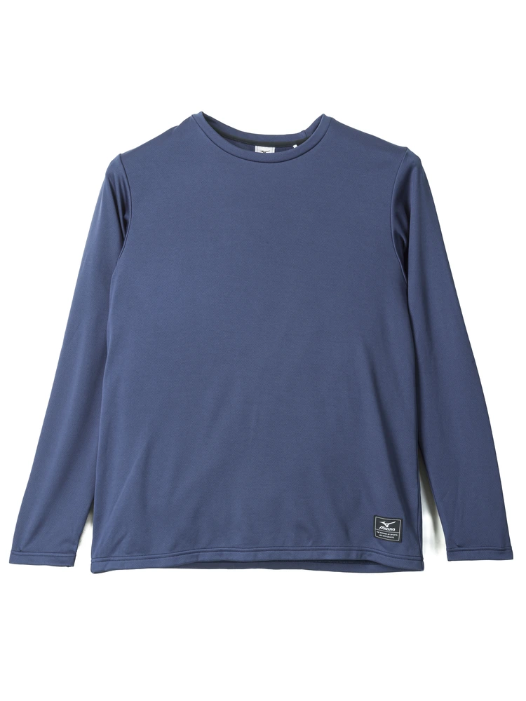 【MIZUNO(ミズノ)】裏起毛長袖クルーネックシャツ