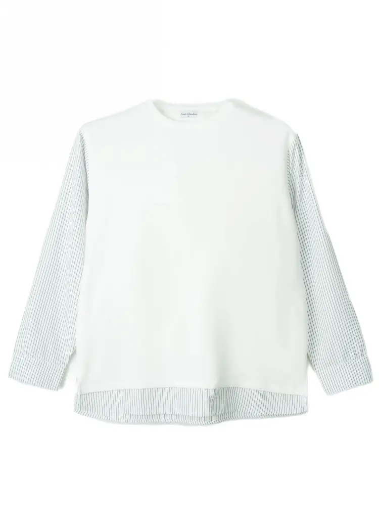【ルイシャブロン】布帛切替Ｔシャツ