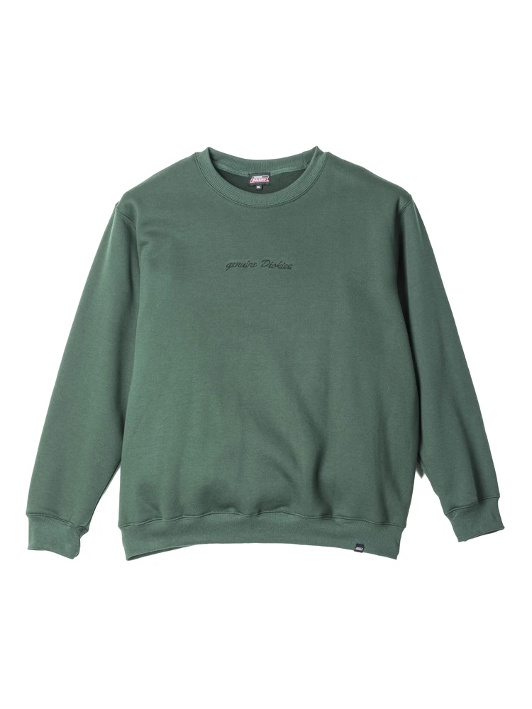 【GENUINEDICKIES】裏起毛バックロゴ刺繍＆プリントトレーナー大きいサイズ