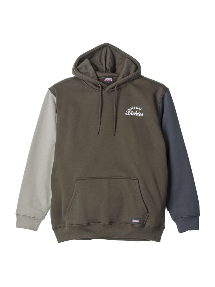 【GENUINEDICKIES】裏起毛バック刺繍＆プリントプルパーカー大きいサイズ