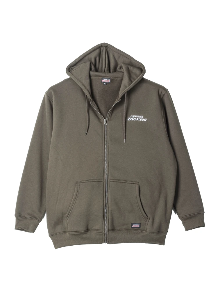 【GENUINEDICKIES】裏起毛フルジップパーカー大きいサイズ