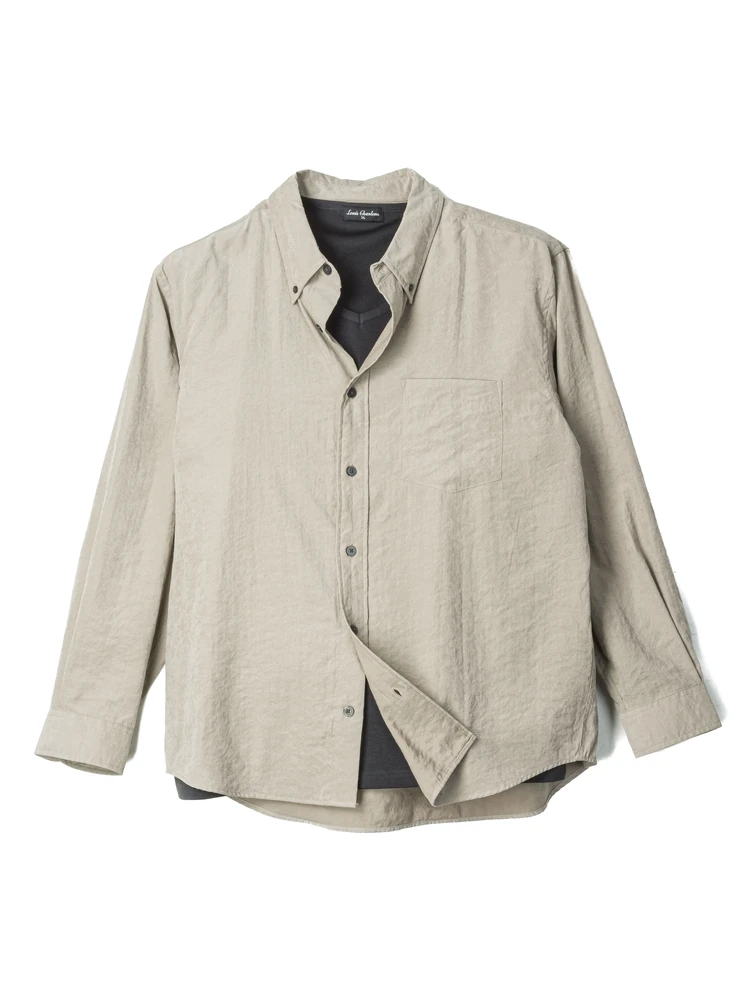 【ルイシャブロン】Ｔ／Ｎピーチシャツアンサンブル大きいサイズ