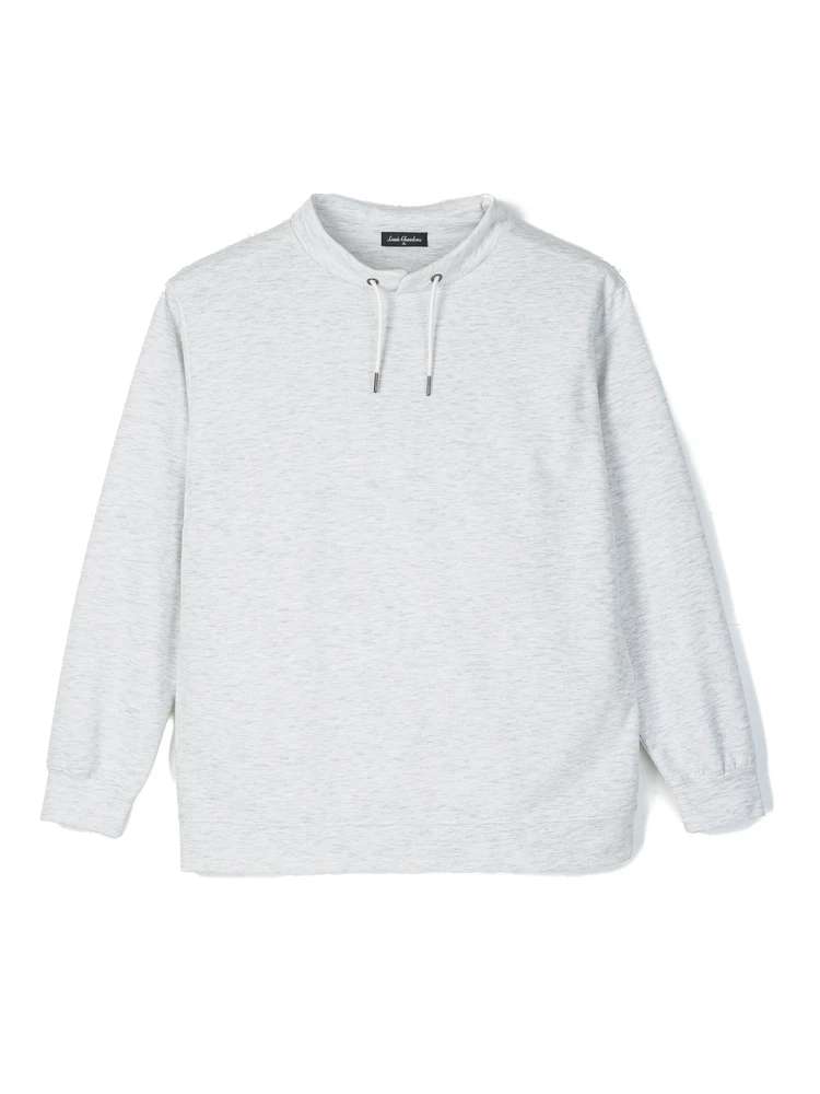 【ルイシャブロン】ダンボールスピンドルネックトレーナー