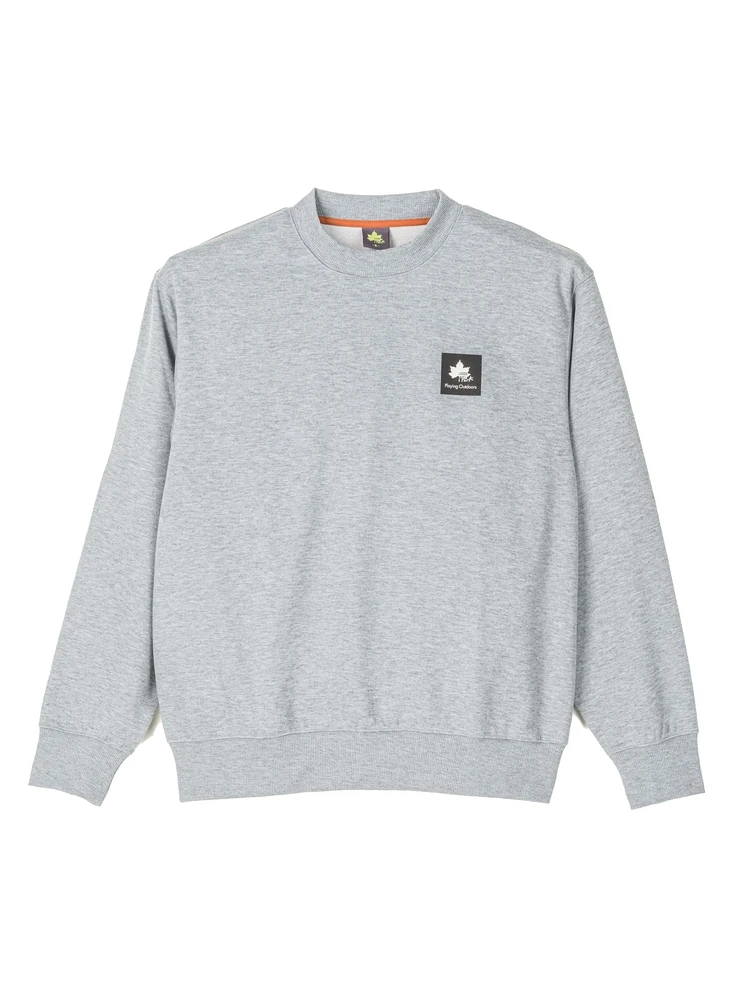 【ロゴスパーク】綿タッチ裏毛ＢＯＸプリントトレーナー