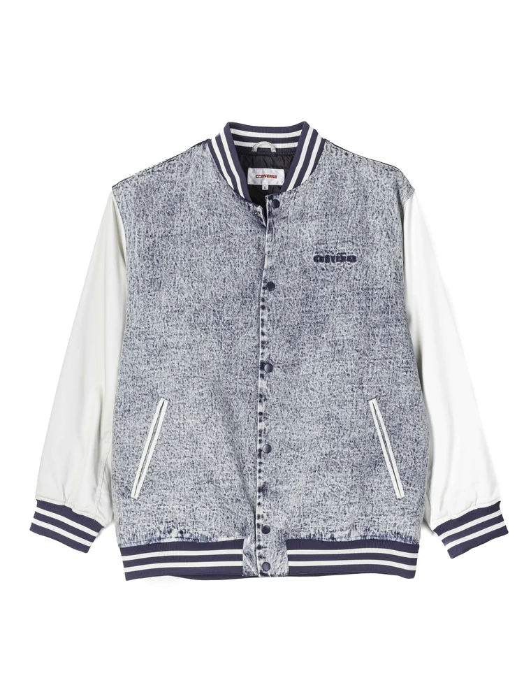 【CONVERSE(コンバース)】袖配色スタジアムジャケット