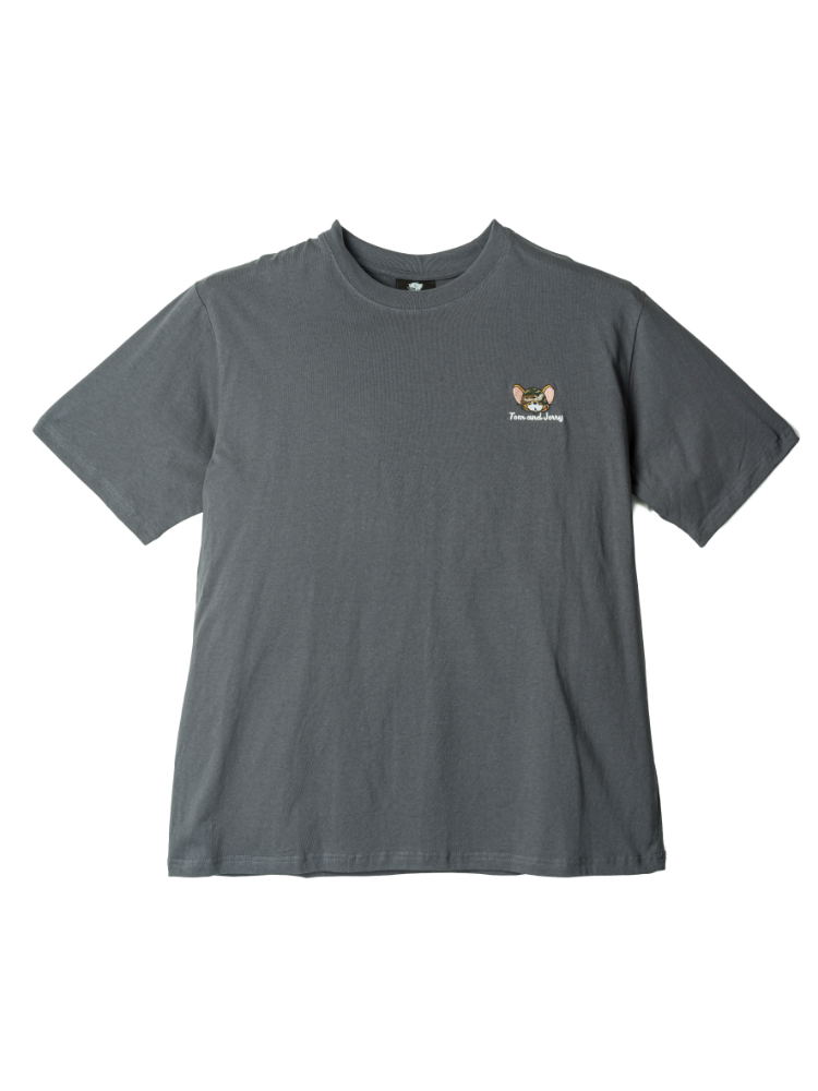 TOM＆JERRYバックサガラ刺繍半袖TシャツA
