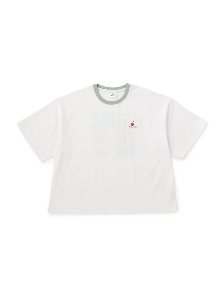 サンリオ天竺リンガーバックプリント半袖Ｔシャツ