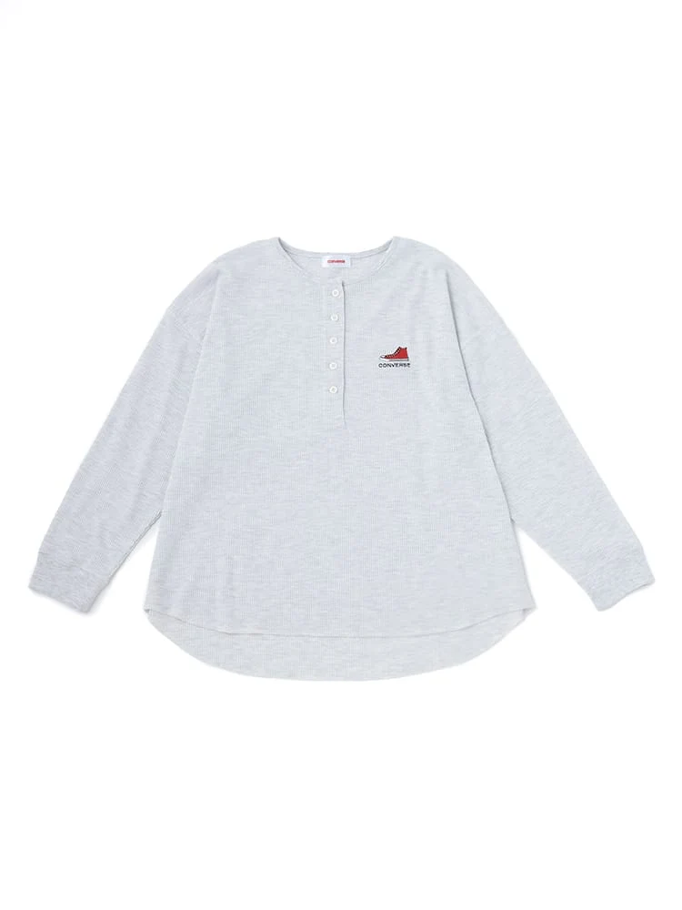 【CONVERSE(コンバース)】ワッフルヘンリーロンT
