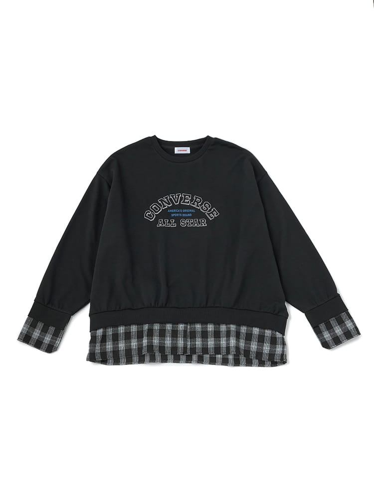 【CONVERSE(コンバース)】フェイクレイヤードプルオーバー