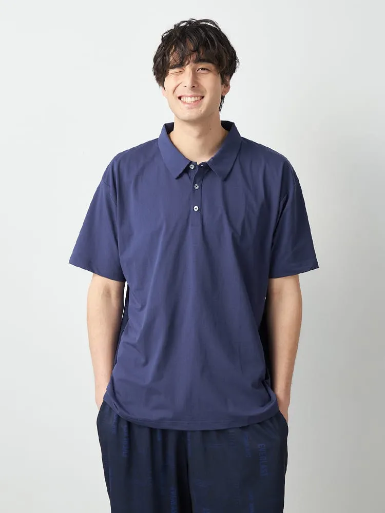 【EVERLAST(エバーラスト)】ストレッチメッシュポロシャツ