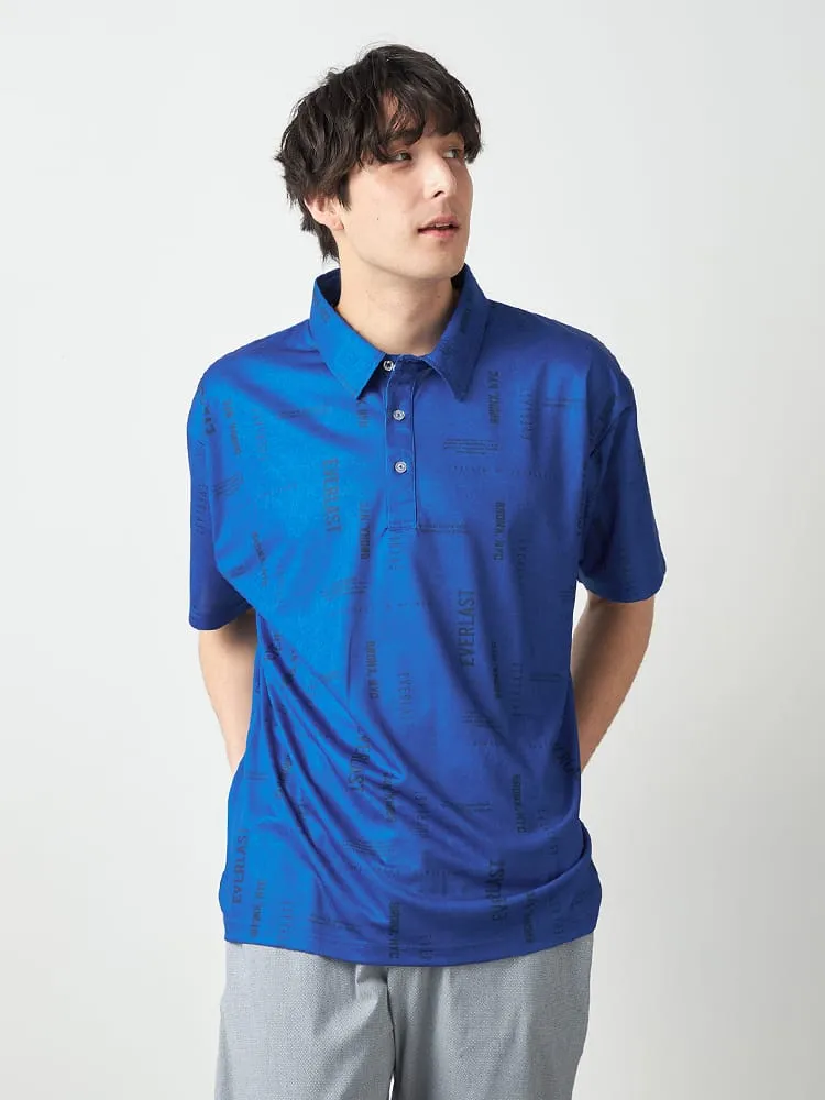 【EVERLAST(エバーラスト)】総柄プリントポロシャツ