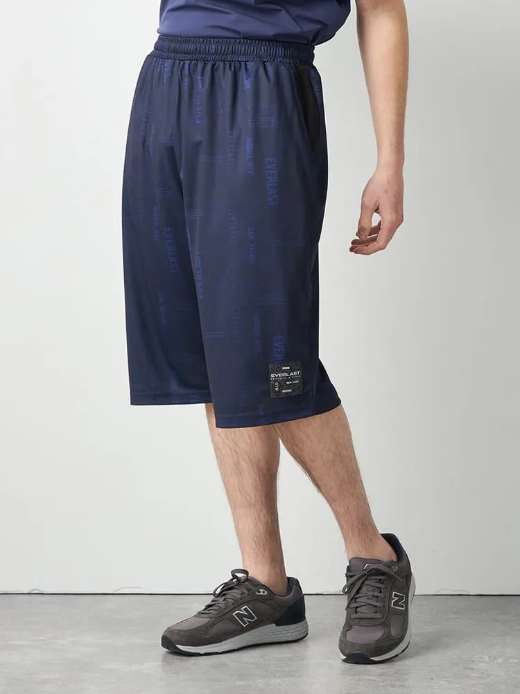 【EVERLAST(エバーラスト)】総柄プリントハーフパンツ