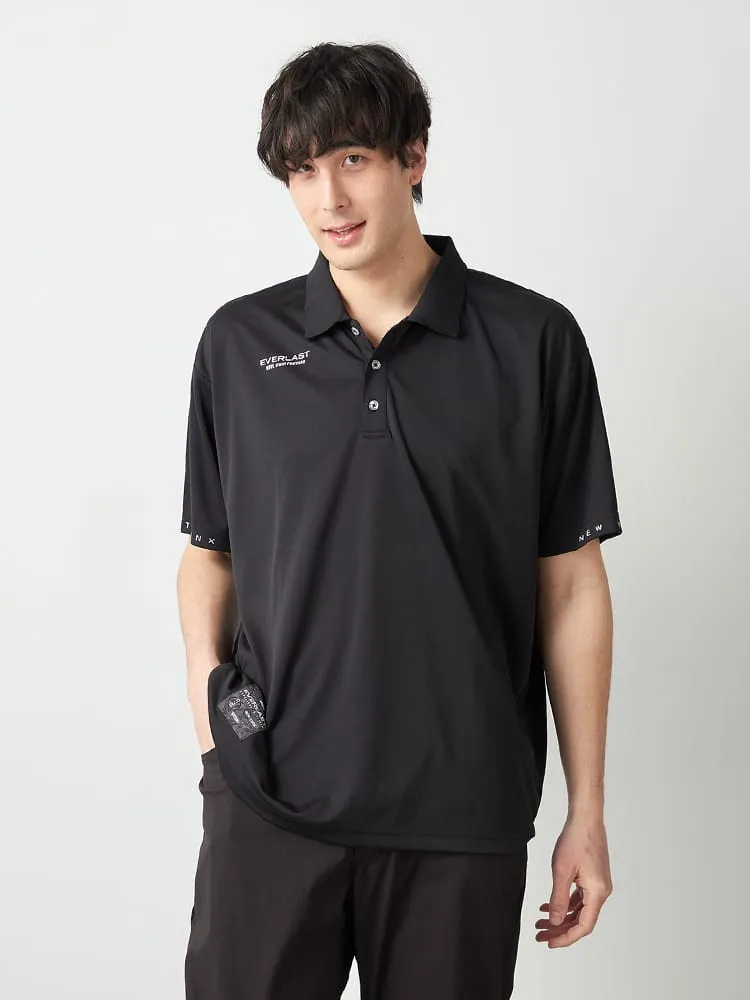 【EVERLAST(エバーラスト)】襟プリントポロシャツ