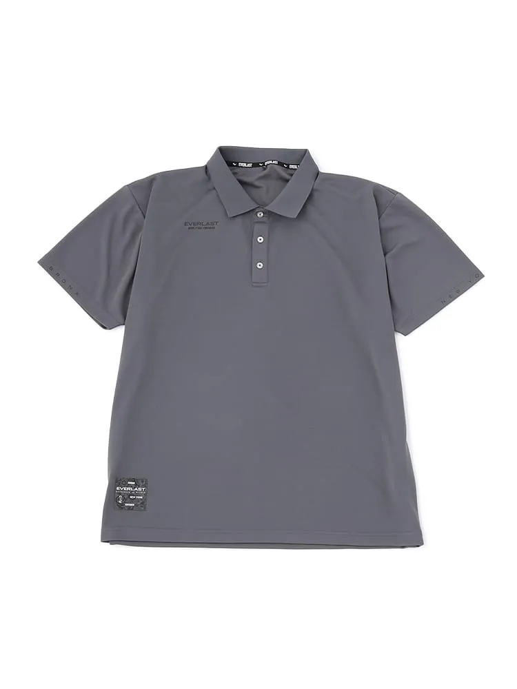 【EVERLAST(エバーラスト)】襟プリントポロシャツ