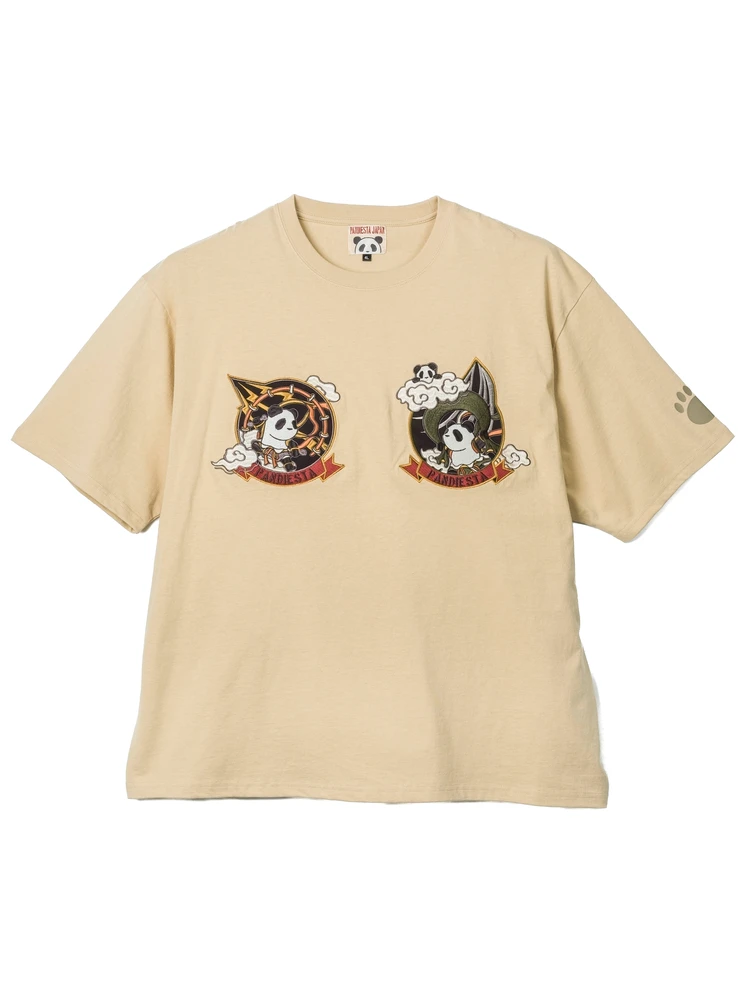 【PANDIESTAJAPAN】熊猫風雷神Tシャツ
