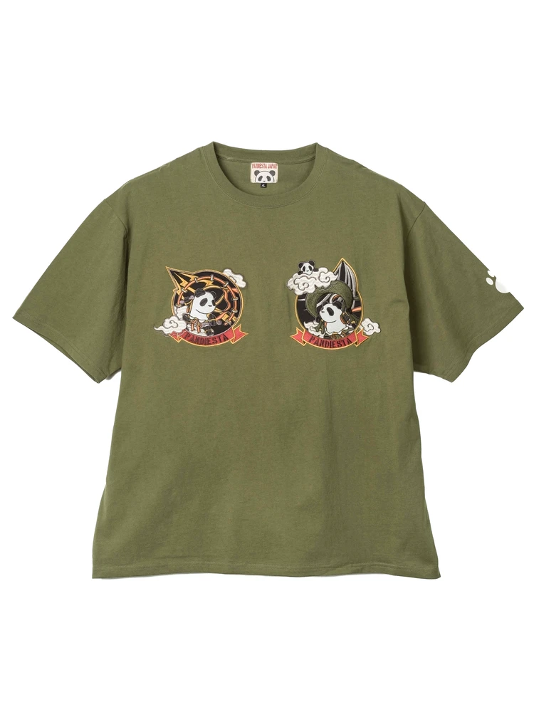 【PANDIESTAJAPAN】熊猫風雷神Tシャツ
