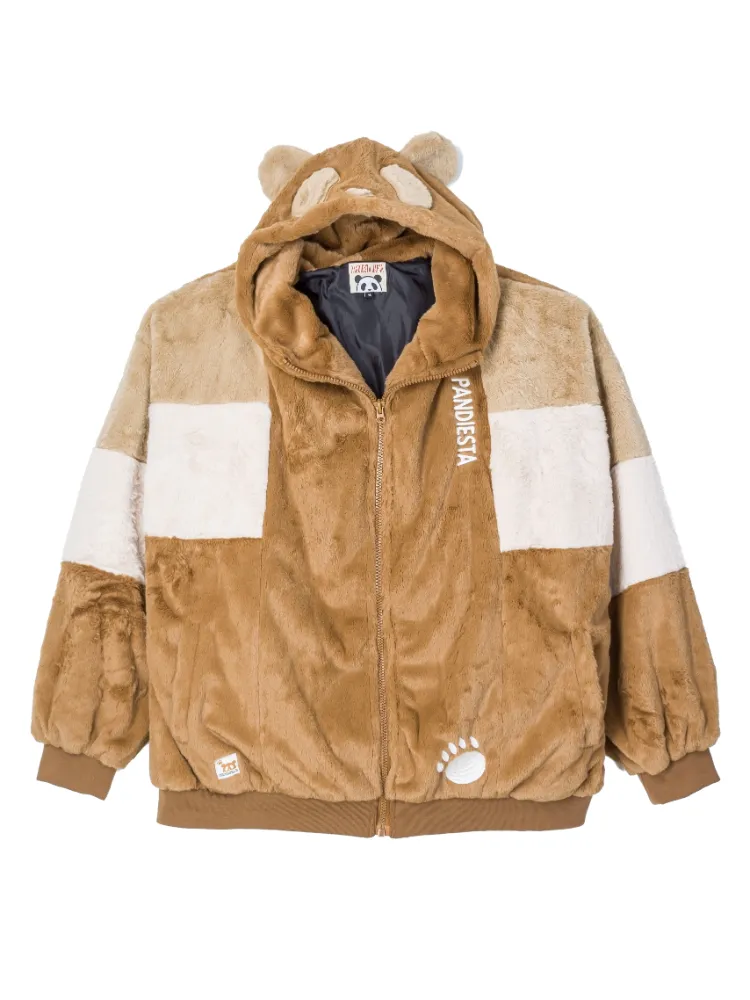 【PANDIESTAJAPAN】逆さパンダ切替フェイクファーブルゾン