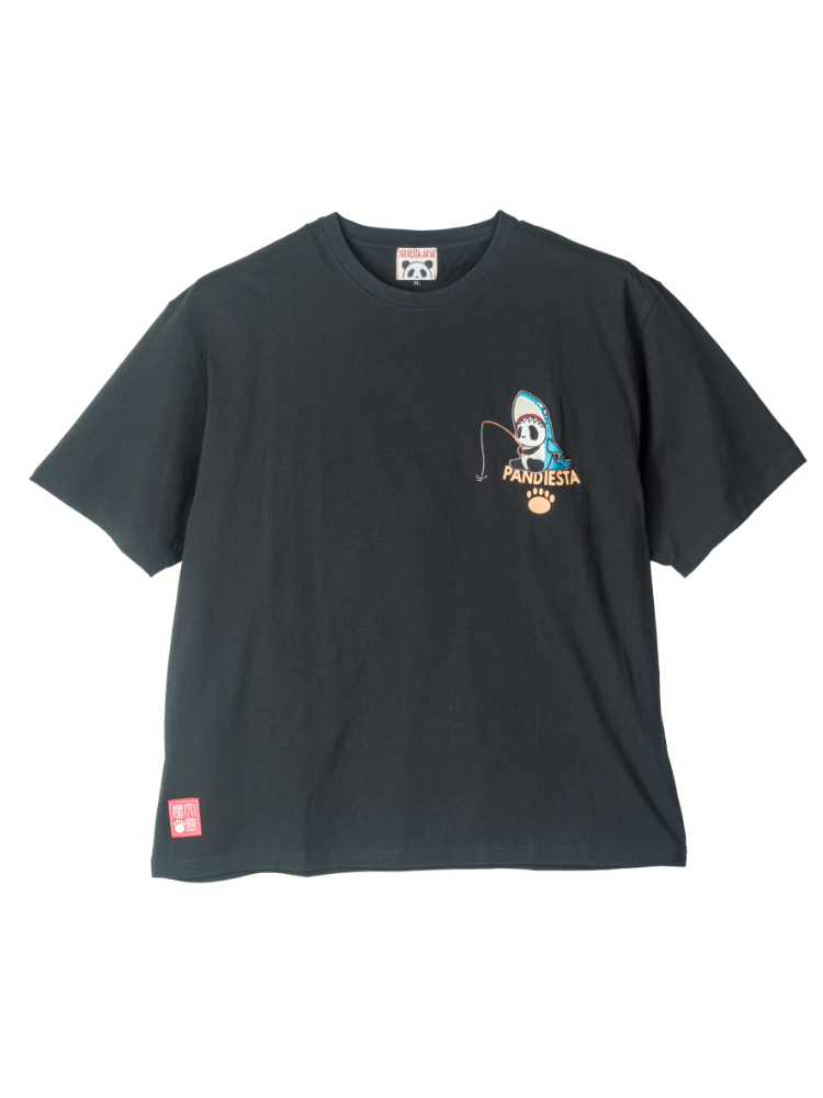 【PANDIESTAJAPAN】釣りキチ鮫パンダTシャツ