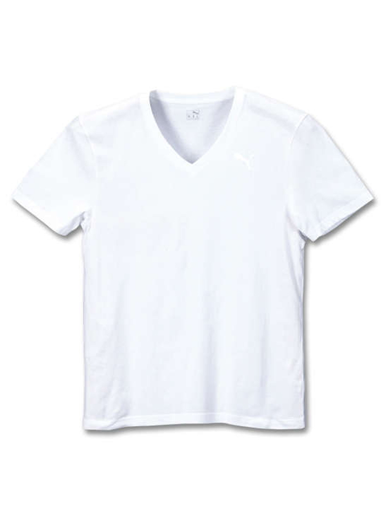 【PUMA(プーマ)】2P抗菌防臭半袖VTシャツ肌着メンズ大きいサイズ