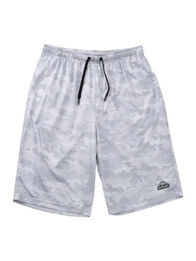 【OUTDOORPRODUCTS】DRYメッシュカモフラ柄ハーフパンツ
