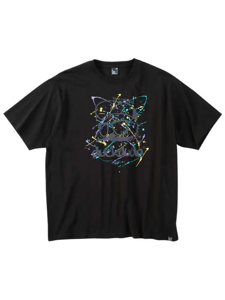 【b-one-soul(ビーワンソウル)】DUCKDUDEリフレクターフェイス半袖Tシャツ大きいサイズ