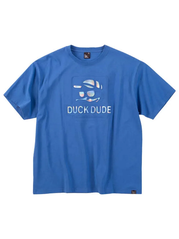 【b-one-soul(ビーワンソウル)】DUCKDUDEエンボス半袖Tシャツ大きいサイズ