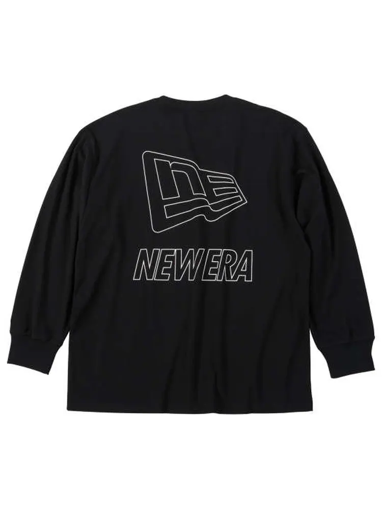 【NEWERA(ニューエラ)】フラッグ&ワードマーク長袖Tシャツ