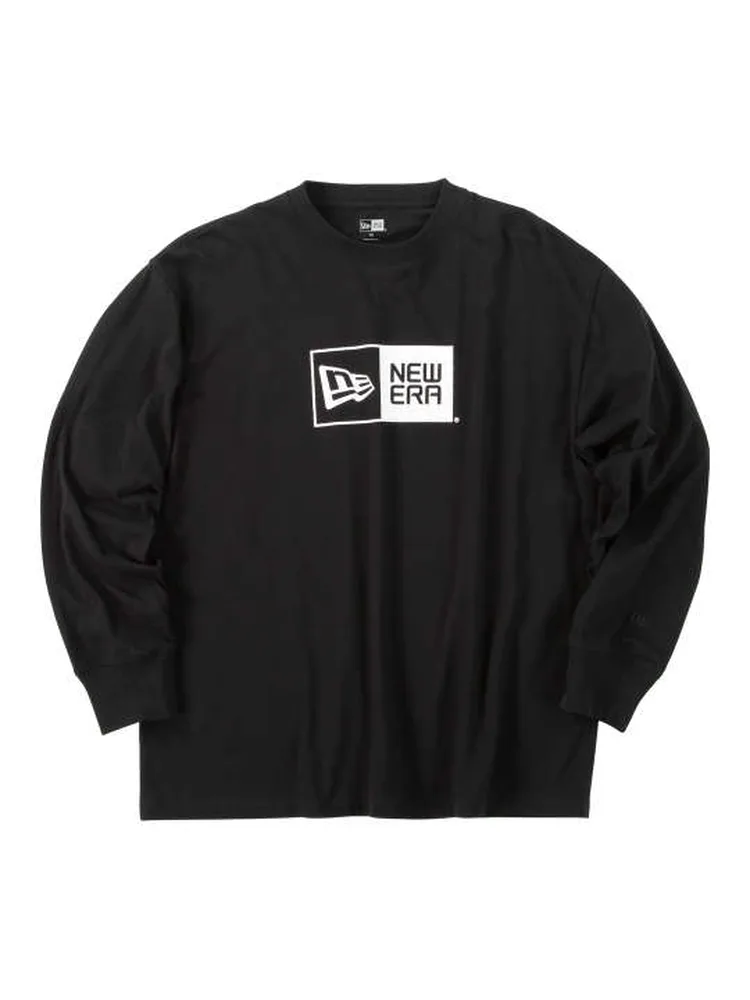 【NEWERA(ニューエラ)】パターンボックスロゴ長袖Tシャツ