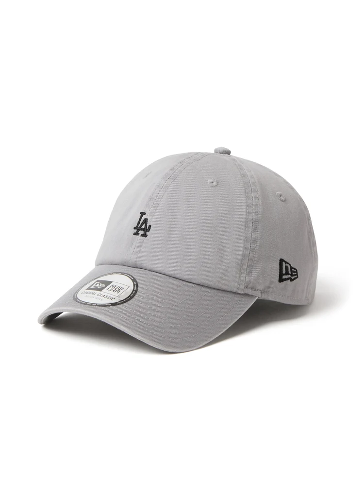 【NEWERA(ニューエラ)】カジュアルクラシックロサンゼルス・ドジャースミニロゴキャップグレー