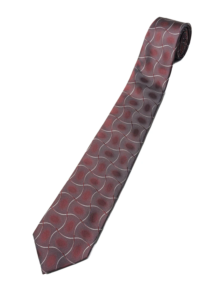 【FrancoRosati】ネクタイ幅8.5cmジオメトリック【イタリア生地】FL-25AIT1G大きいサイズ