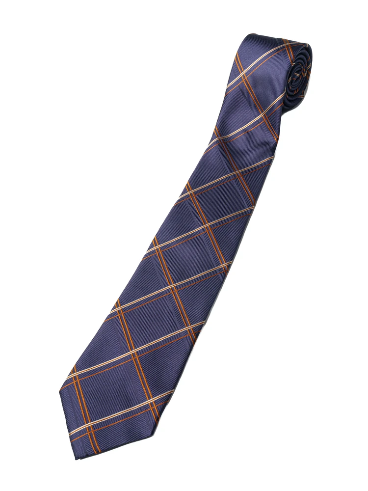 【FrancoRosati】ネクタイ幅8.5cmチェック【イタリア生地】FL-25AIT3C大きいサイズ