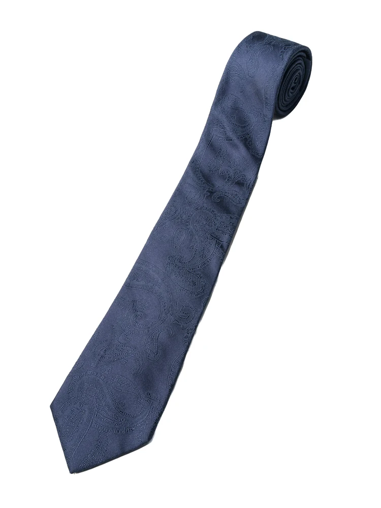 【FrancoRosati】ネクタイ幅8.5cmペイズリー【イタリア生地】FL-25AIT4P大きいサイズ