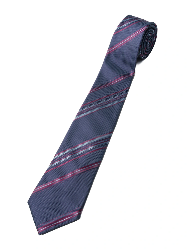 【FrancoRosati】ネクタイ幅8.5cmストライプ【イタリア生地】FL-25AIT5S大きいサイズ