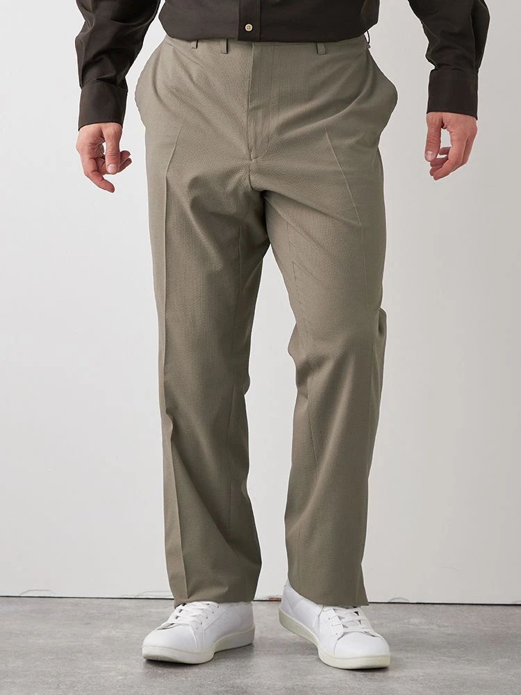 【EL.FOURBANWORKS】SOLOTEXサッカーストレッチ無地調ノータック【Wst】ウォッシャブル