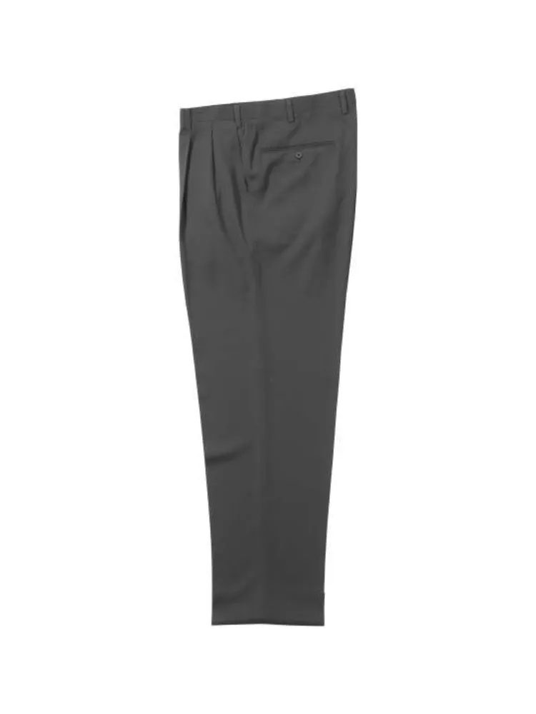風通るスラックスストレッチツータックパンツ＊カタログ商品