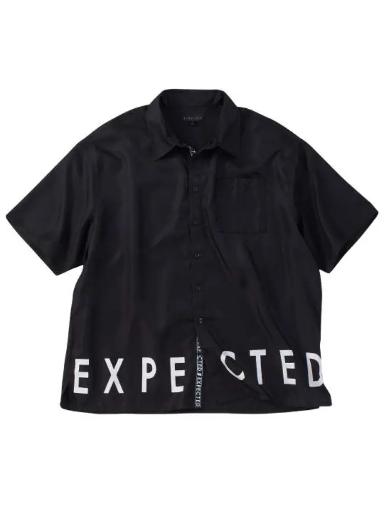 【intheattic(インジアティック)】ロゴプリント半袖シャツ＊カタログ商品