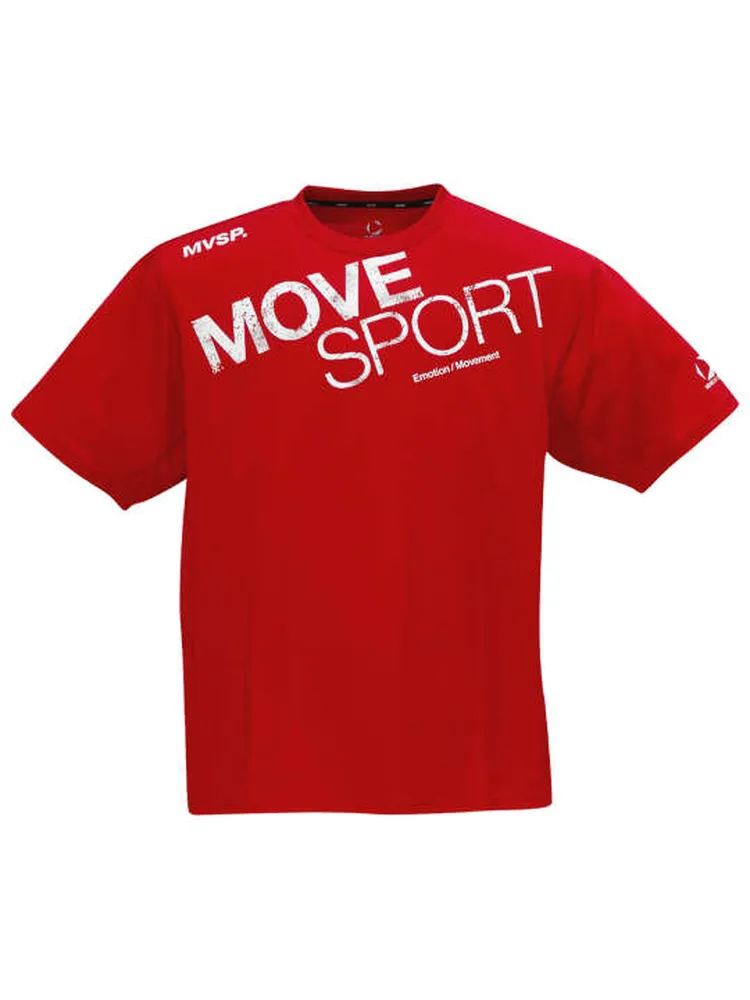 【MOVESPORT】ビッグロゴ半袖Tシャツ＊カタログ商品大きいサイズ